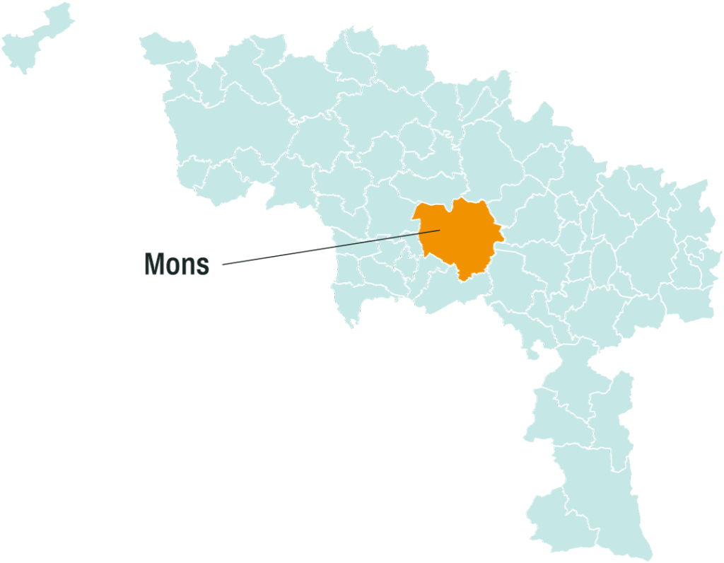 carte Hainaut Mons Borinage